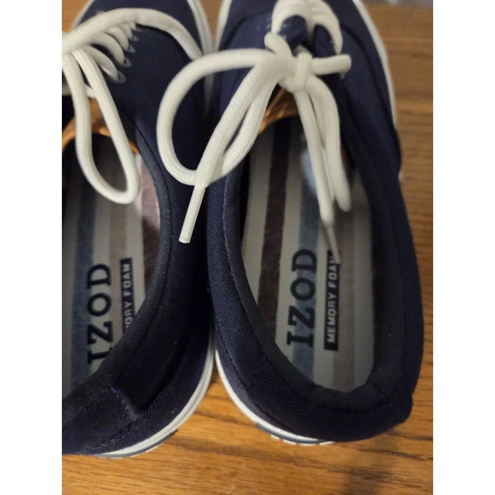 IZOD Rangley Memory Foam Shoes-Navy -‎ Men's size US 8.5